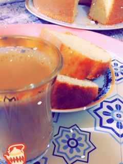 صورة لوصفة كيكة الهيل والزعفران