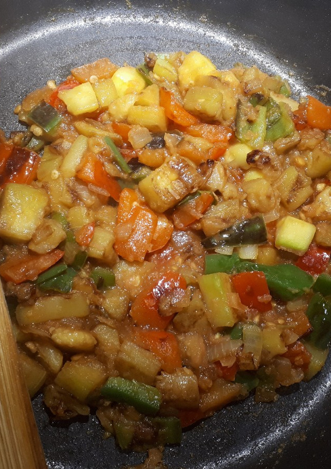 Una foto de Verduras salteadas