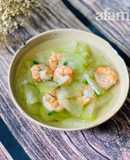 Canh Bí Xanh Nấu Tôm
