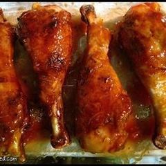 A picture of Smoked turkey legs in Crock-Pot.