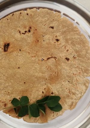 A picture of Jowar roti.