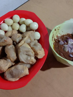 Foto resep Tahu baso aci (tanpa ayam) + sambal kacang