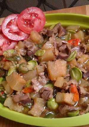 Foto resep Oseng Kikil Ampela Pete