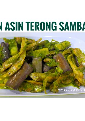 Foto resep Ikan asin terong sambal ijo