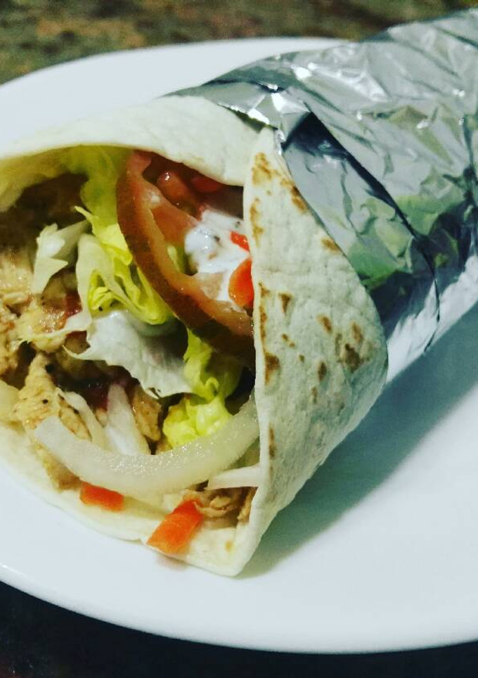 Una foto de Kebab de pollo casero