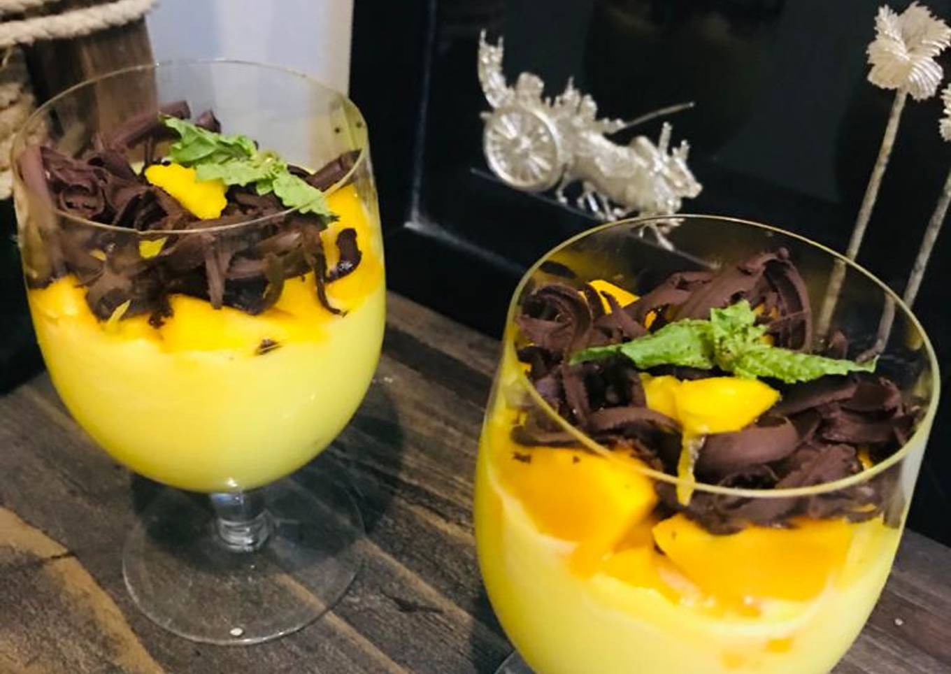 Mango Glass Desserts
