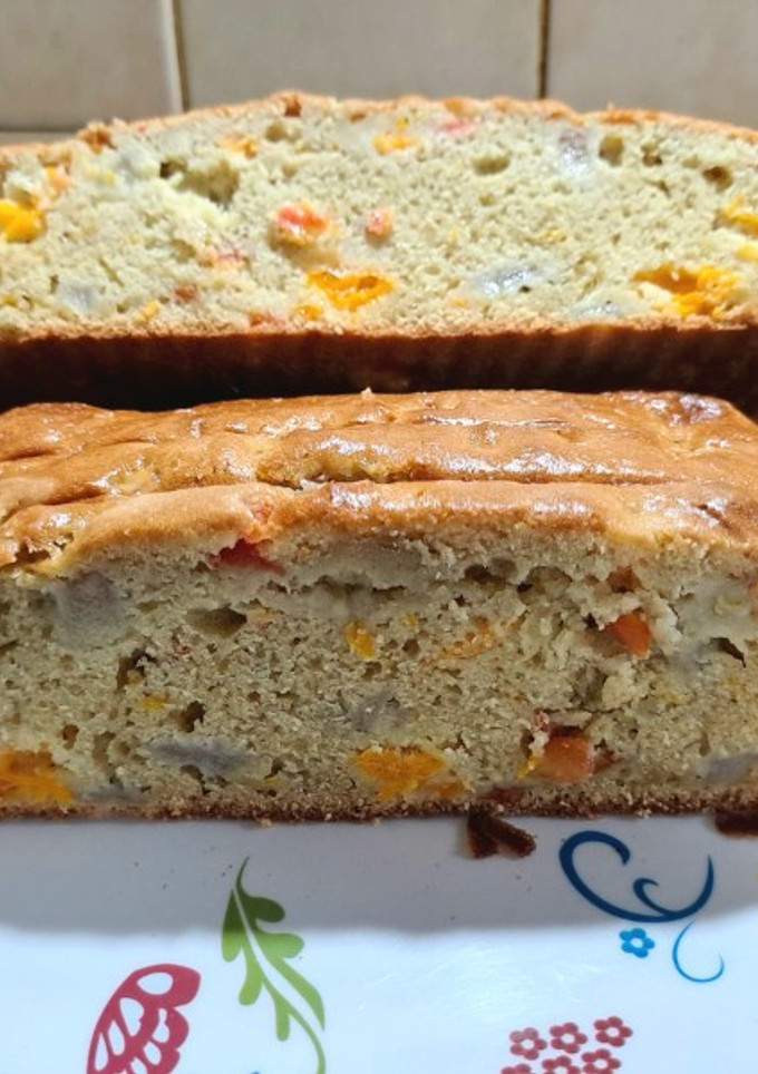 Una foto de Budín húmedo de frutas súper fácil