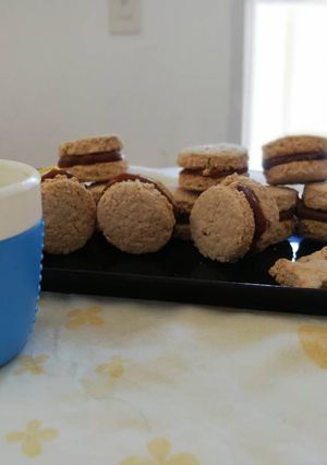 Una foto de Alfajorcitos de avena