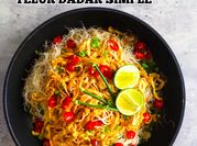 Gambar bihun goreng simple