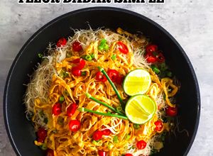 Gambar Bihun Goreng Telur Dadar Simple