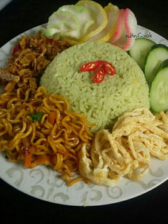 Foto resep Nasi uduk hijau