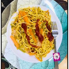 A picture of Spicy Ching’s Hakka noodles.