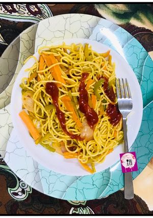 A picture of Spicy Ching’s Hakka noodles.