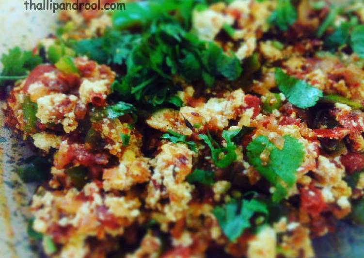 Easy Way to Cook Tasty Paneer Burji / Scrambled cottage cheese in Indian Spices