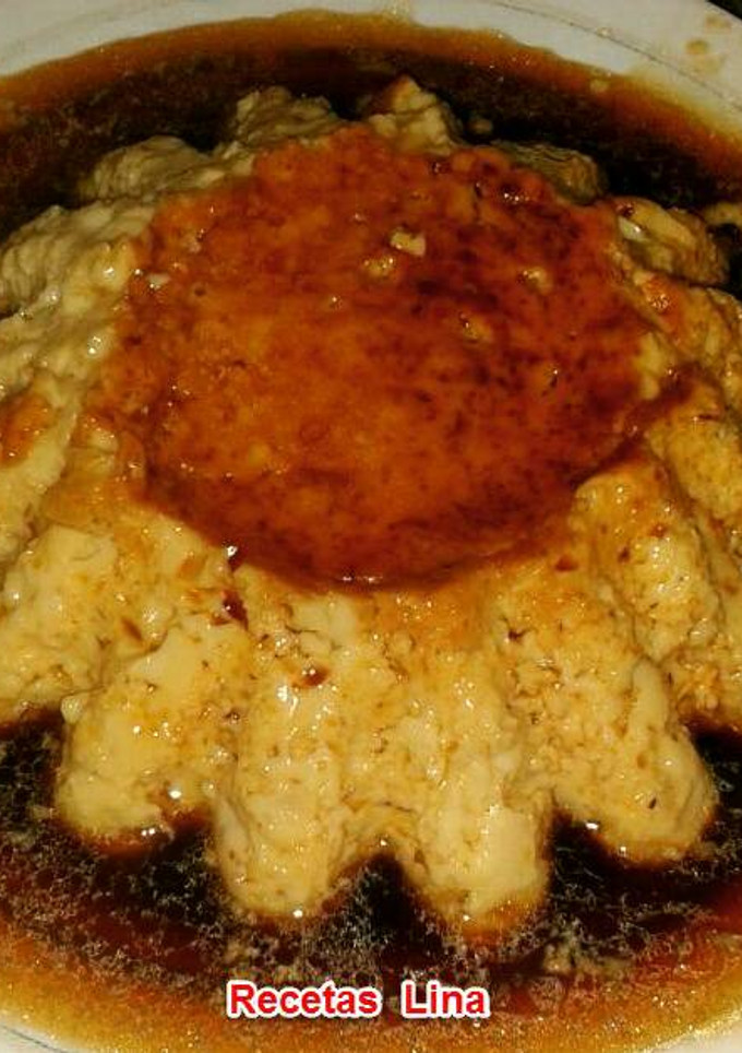 Una foto de Flan de huevo en olla Gm E