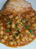 Garbanzos con pollo