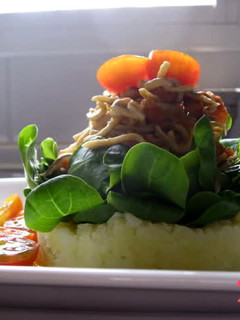 Una foto de Ensalada Templada de Gulas