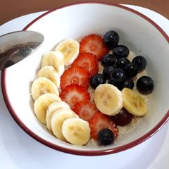 A picture of Oats for breakfast.