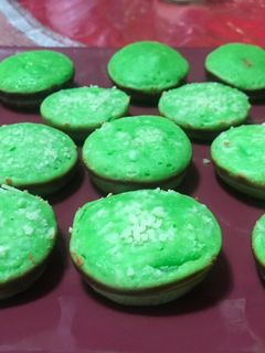 Foto resep Pukis pandan keju
