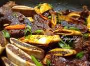 Gambar iga bakar pedas manis
