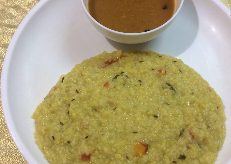 Moong Dal Lapsi Pongal