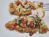 Ayam goreng sambal matah