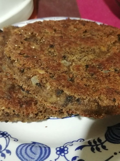 Una foto de Hamburguesa de porotos vegana