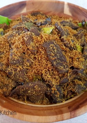 A picture of Serundeng Daging (BEEF SERUNDENG).