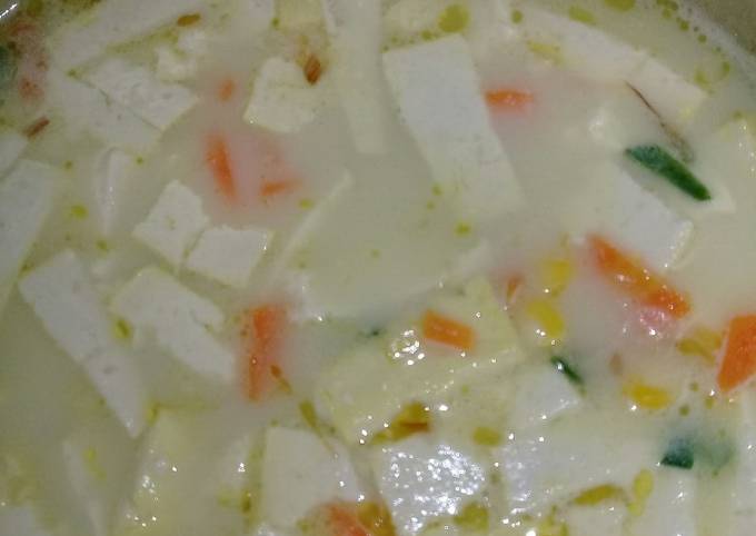 Resep buat Jagung Wortel Tahu Masak Susu dijamin sedap
