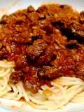 Salsa de T-Bone y Espaguetis
