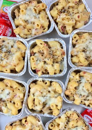 Foto resep Macaroni schotel kukus (special telur bebek)