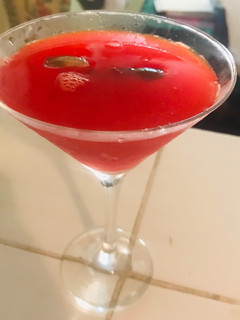 Una foto de Red orange