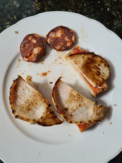 Una foto de Sándwich ibérico