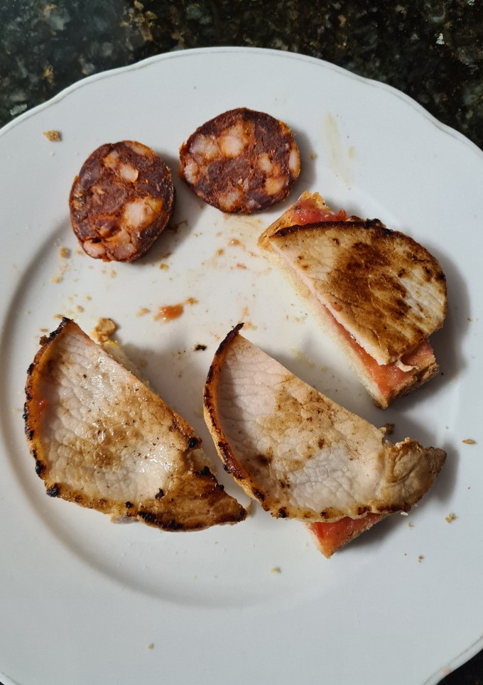 Una foto de Sándwich ibérico