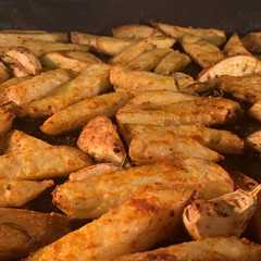 🍟 بطاطا ودجز بالفرن-レシピのメイン写真