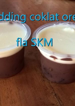 Foto resep Pudding Coklat Oreo Fla SKM
