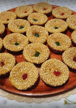 Une photo de Gâteaux aux sésames miel ☕