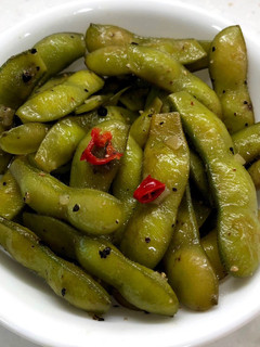 涼拌毛豆莢 的食譜成品照片