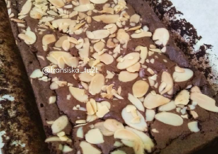 Cara Gampang Menyiapkan Brownies chewy Bahan simple 🍫, Sempurna