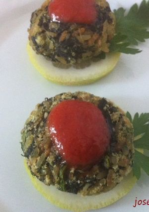 Una foto de Albóndigas de espinacas/polpettine di spinaci
