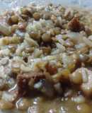 Guiso de lentejas con arroz