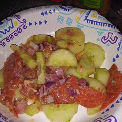 A picture of Cucumber salad.