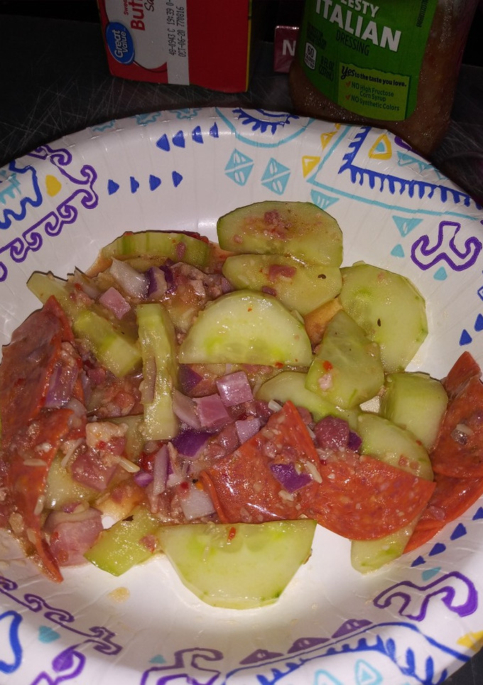 A picture of Cucumber salad.