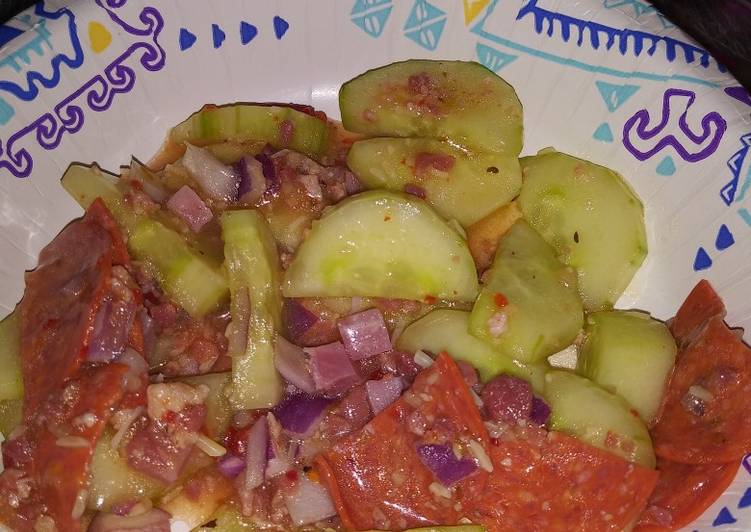 Recipe of Tasty Cucumber salad