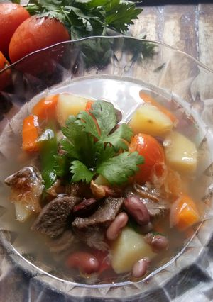 Foto resep Sop kacang merah