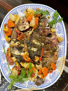 Foto di Orata al forno con verdure