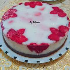 รูปของ Puding susu stroberry