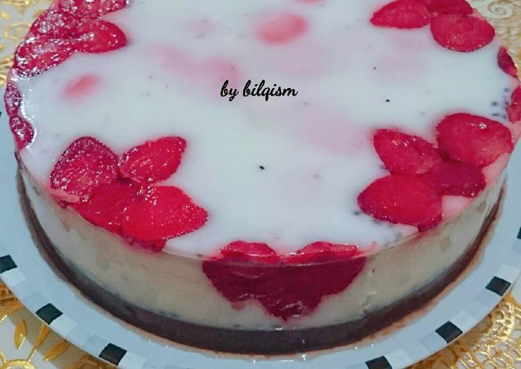 Bahan Puding susu stroberry | Cara Masak Puding susu stroberry Yang Enak dan Simpel