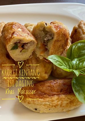 Foto resep Kroket Kentang Isi Daging Khas Makassar