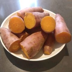 A picture of Steamed Orange Sweet Potatoes.